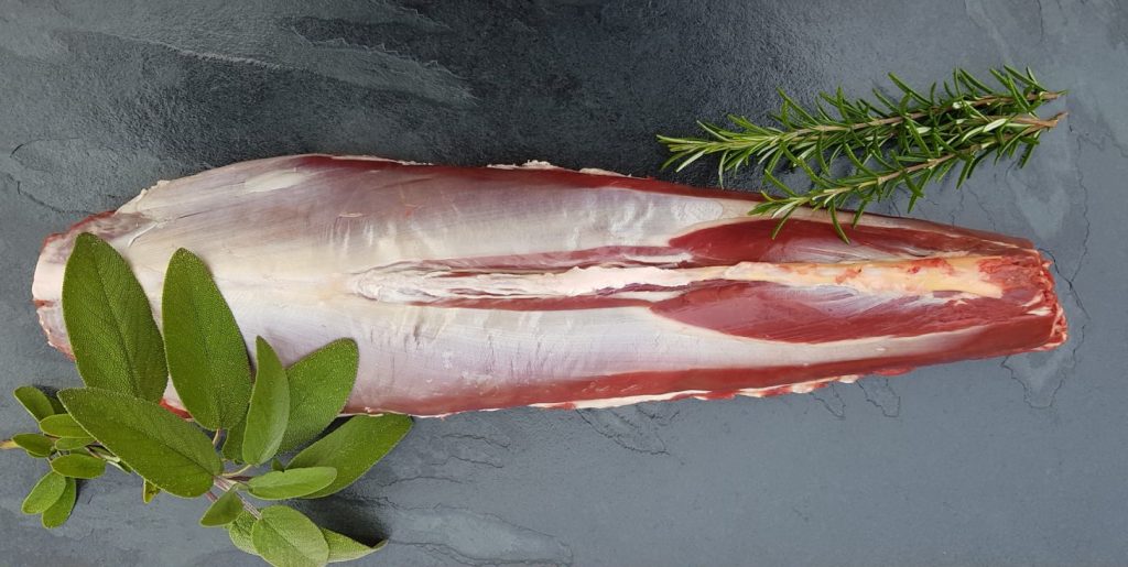 Rücken (mit Knochen) vom Wildschwein